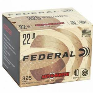 Cartouches 22 LR FEDERAL AUTOMATCH Bulk X 325.