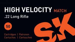 Cartouches 22 LR SK HIGH VELOCITY MATCH X 50.