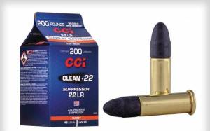 Cartouches 22 LR CCI CLEAN SUPPRESSOR X 200.