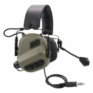 Casque Electronique EARMOR M 32 KAKI avec micro.