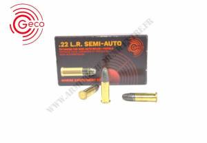 Cartouches 22 LR GECO SEMI - AUTO X 50.