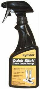 Lubrifiant LYMAN Quick Slick en pulvérisateur.