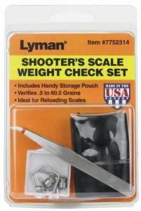 Kit de poids LYMAN SHOOTER 'S SCALE WEIGHT CHECKS SET.