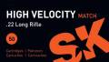 Cartouches 22 LR SK HIGH VELOCITY MATCH X 50.