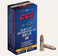 Cartouches 22 LR CCI SUBSONIQUES QUIET-22 SegmentedX 50.